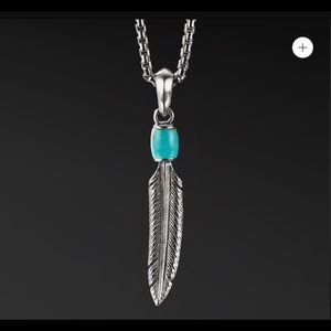 David Yurman turquoise feather